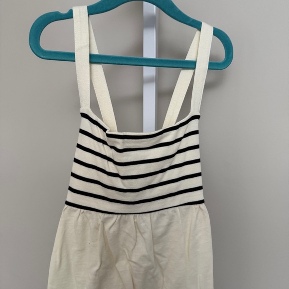 Hannah ANDERSSON Sleeveless Striped Crossback Dress with Pockets size 10 140cm - Picture 4 of 6